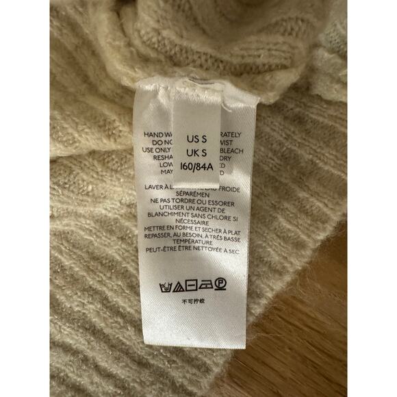 URBAN OUTFITTERS Uo Bibi Wrap Sweater In Cream Size Small $60 - Picture 5 of 7
